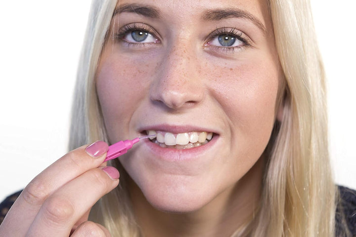 Interdentalbürsten Pink von MARA EXPERT | 0,4mm ISO 0 extra fein| 6 x 14 (=84) Interdentalbürsten-Bü