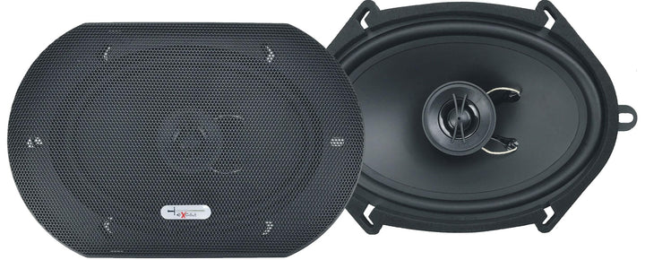 Excalibur X572 2 Wege Autolautsprecher 13 x 18 cm/6 x 9, 450 W Paar Preis für viele Ford, Mazda oder