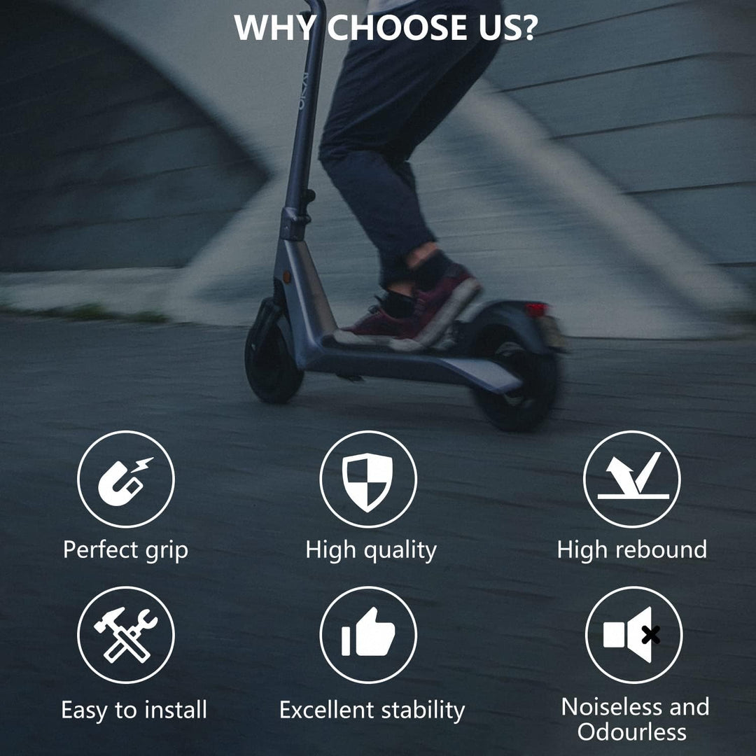 DBREAKS 2 Stück Stunt Scooter Rollen 110mm, Ersatzräder für Scooter 110mm Schwarz, Scooter Ersatzräd