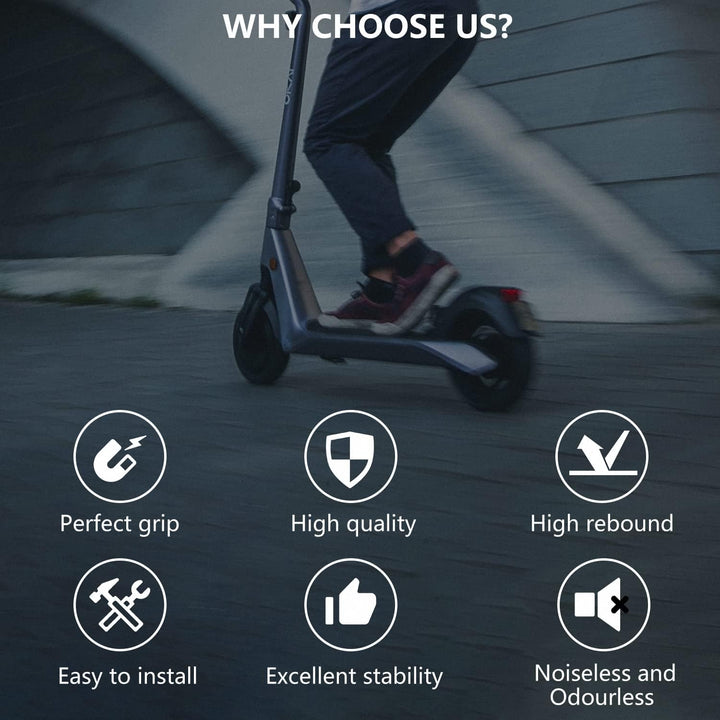 DBREAKS 2 Stück Stunt Scooter Rollen 110mm, Ersatzräder für Scooter 110mm Schwarz, Scooter Ersatzräd