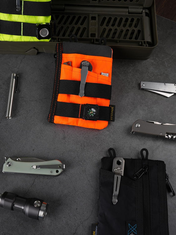 VIPERADE VE16N X-Pac EDC Tasche Werkzeug Organizer, multifunktionale kleine Werkzeugtasche mit 7 Tas