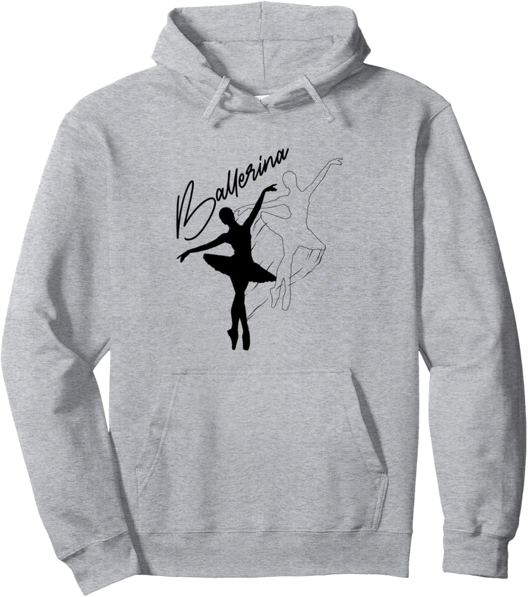 Ballettschuhe Ballett Tänzerin tanzende Ballerina Pullover Hoodie