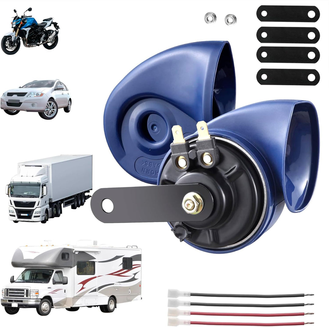 Rupse Hupe Autohupe Laut 120dB Horn Signalhorn für 12v Pkw Lkw Wohnmobile Motorräder Schiffe E-Bikes