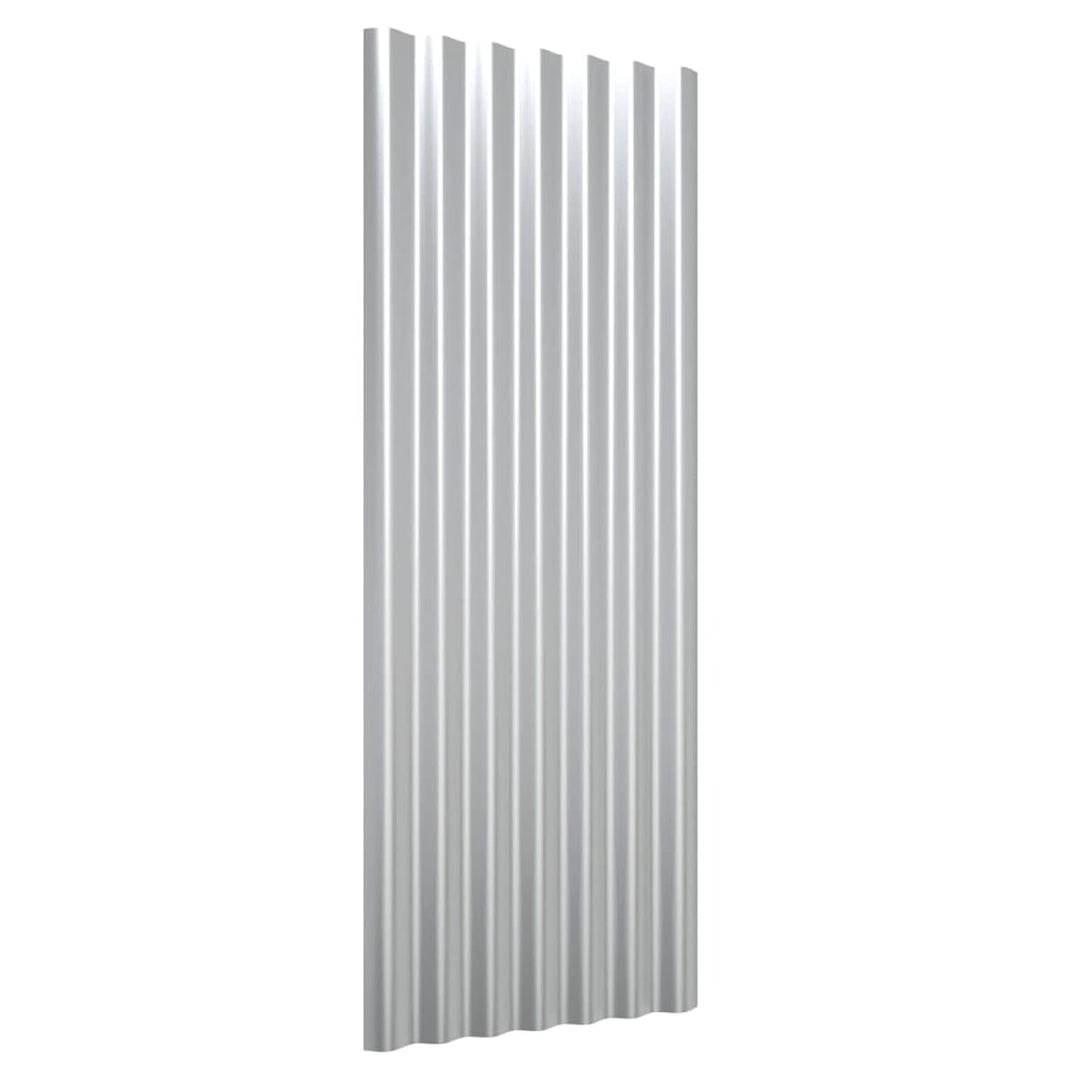 Yolola Trapezblech 12 x Dachbleche Trapezblech Trapezbleche Profilblech Wellblechdach 100 x 36 cm Tr
