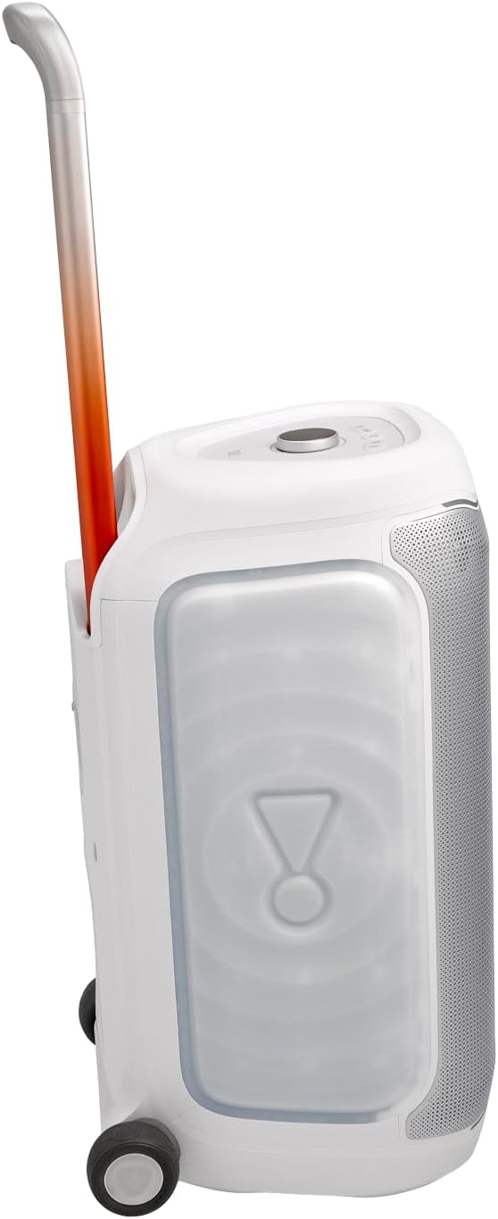 JBL PartyBox 330 Tragbarer Partylautsprecher, Weiss | JBL Sound, Lichtshow, AI Sound Boost, Bluetoot