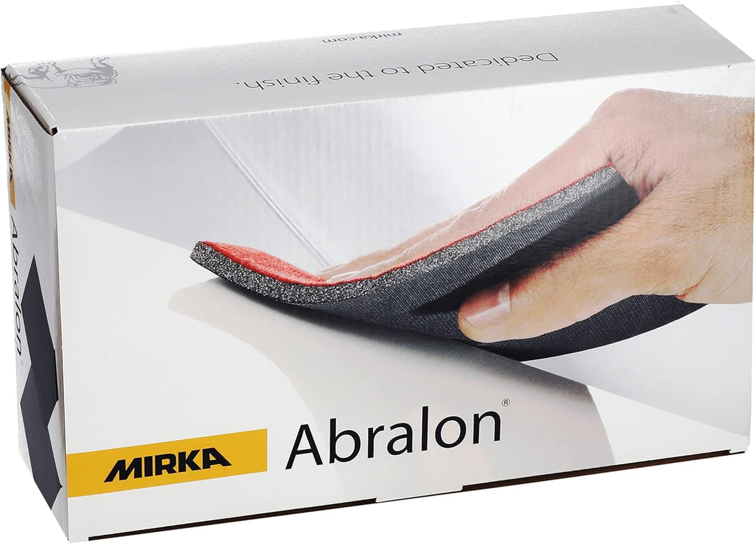 Mirka Abralon 115x140mm Klett 180 Körnung, 20/Pack, zum Schleifen und Polieren von Lack, Holz, Plast