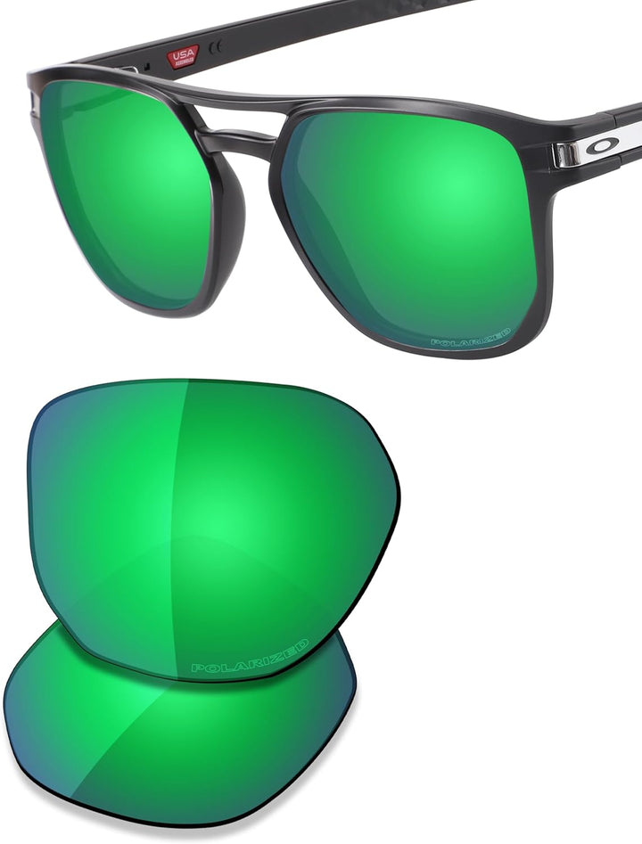 Saucer Premium Ersatzgläser für Oakley Latch Beta OO9436 Sonnenbrille High Definition - Jade Green P