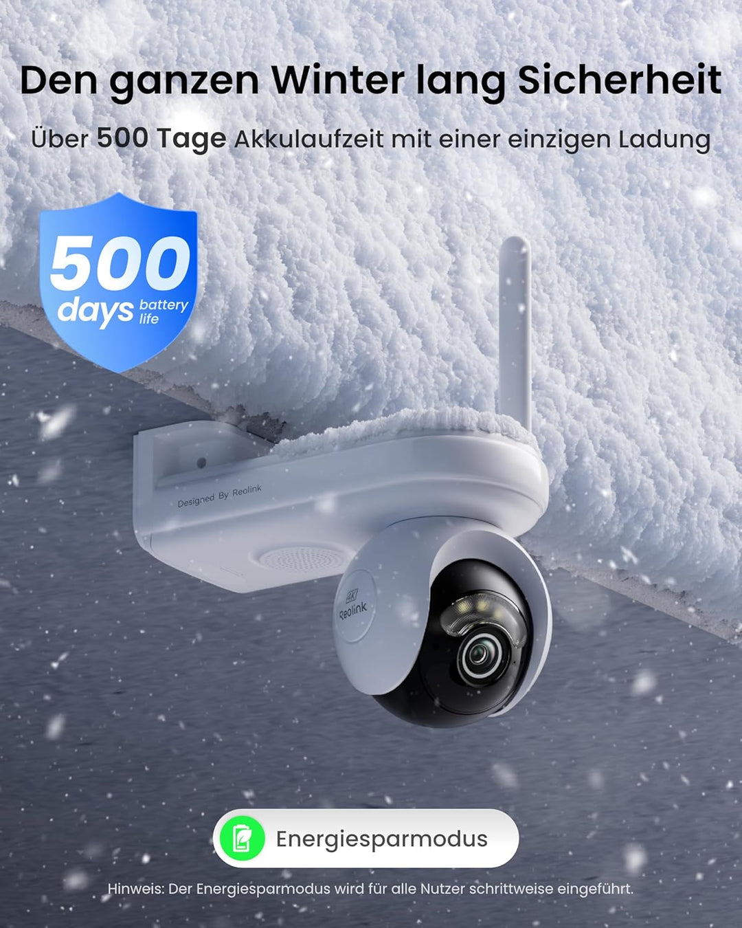 Reolink Altas PT Ultra, 4K Solar Überwachungskamera Aussen Akku mit Daueraufzeichnung, ColorX-Nachts