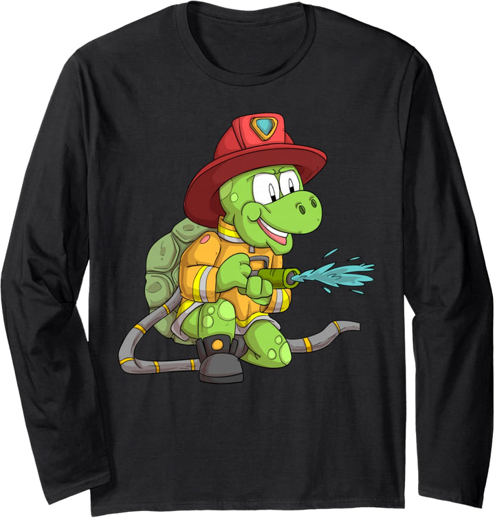 Feuerwehr Schildkröte / Feuerwehrmann Langarmshirt