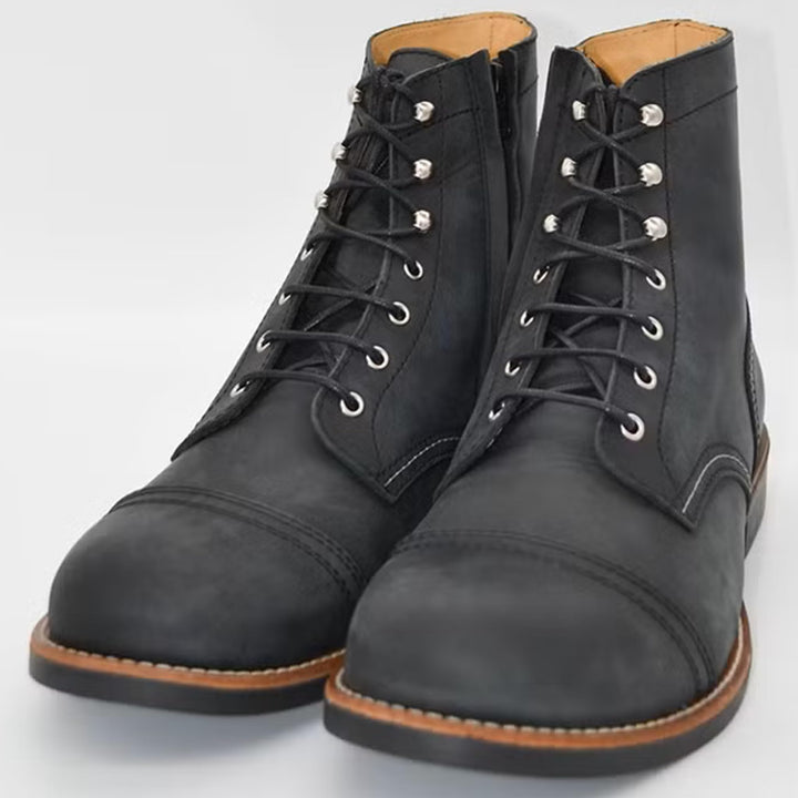 Rokker Moto Ranger Motorradstiefel (Braun) 41 EU Schwarz, 41 EU Schwarz