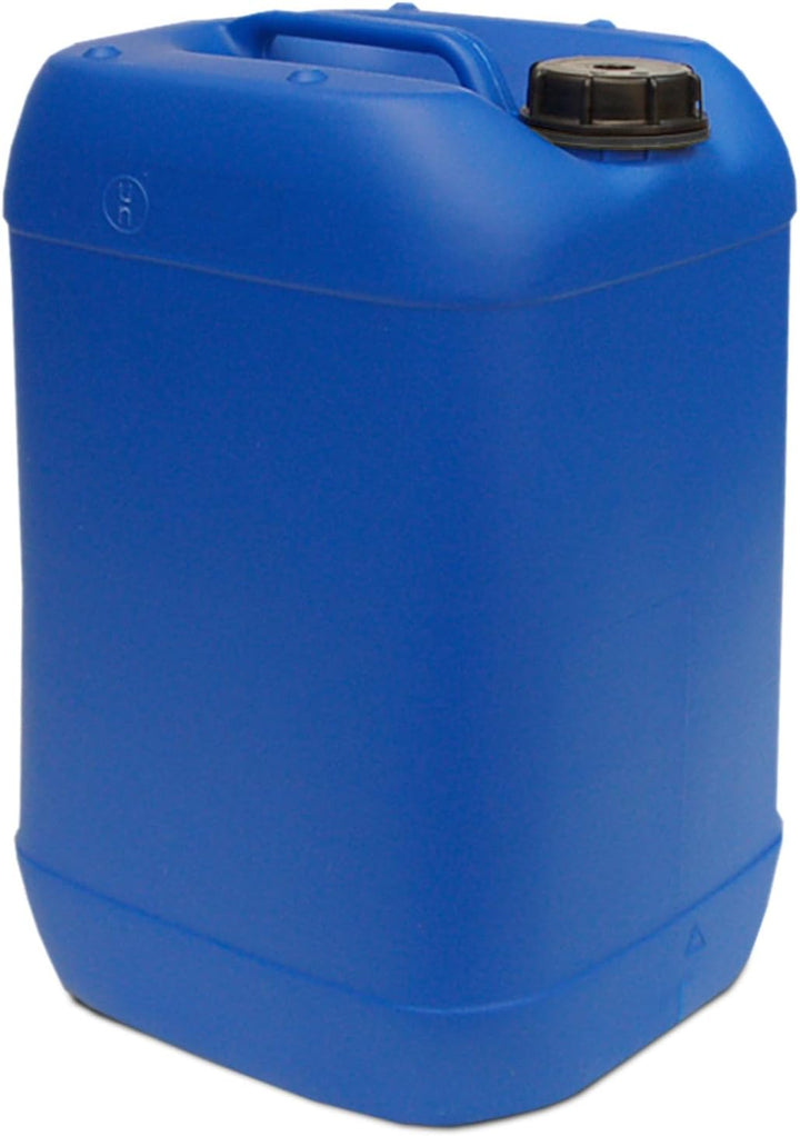 plasteo 20 Liter Getränke Wasserkanister mit 1 Hahn und Schraubdeckel (DIN 61), Blau 3x 20L, 3x 20L