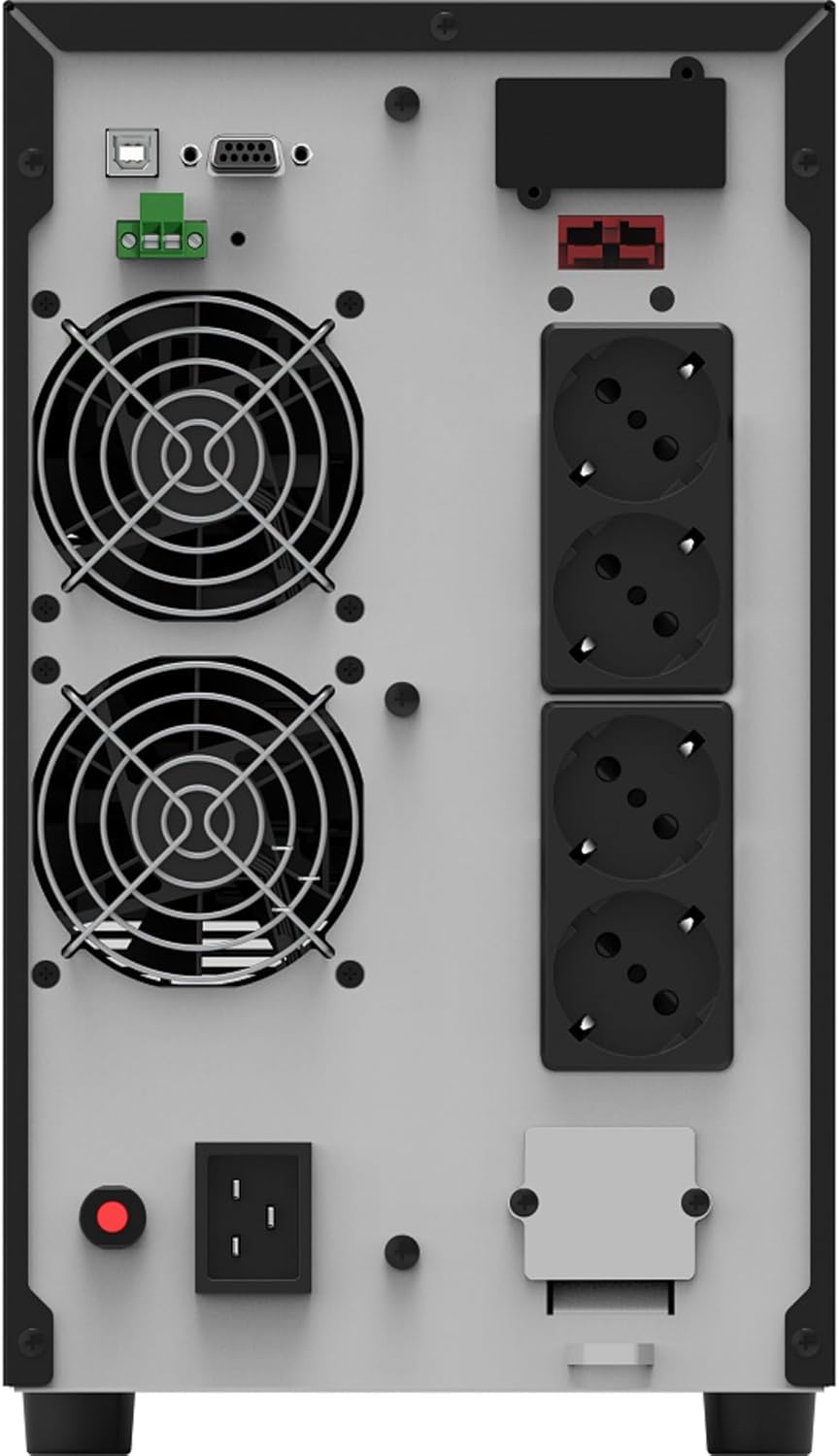 BlueWalker PowerWalker VFI 3000 at USV, schwarz, 4X Schutzkontakt, 10122182 3000VA, 3000VA