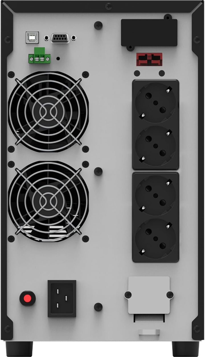 BlueWalker PowerWalker VFI 3000 at USV, schwarz, 4X Schutzkontakt, 10122182 3000VA, 3000VA