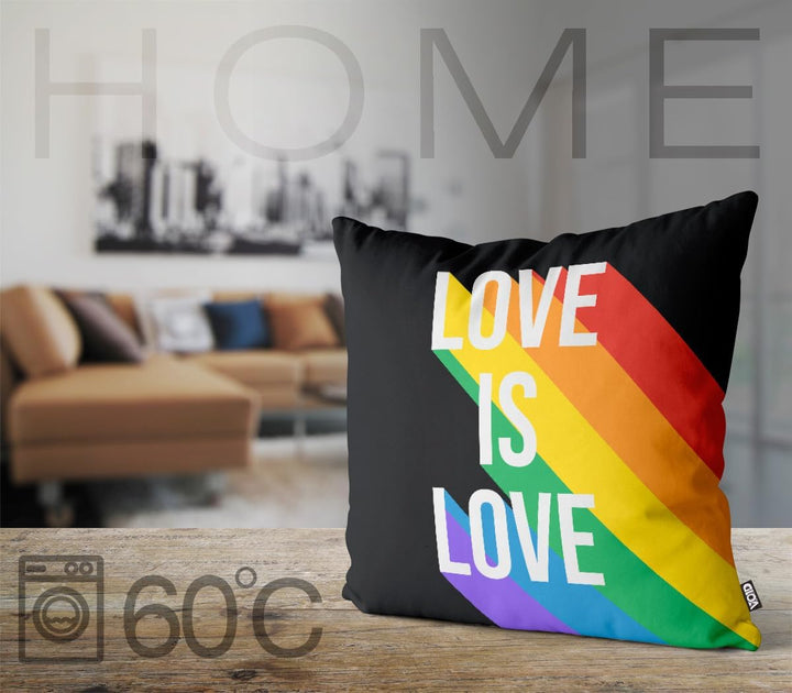 VOID Pride Love is Kissenbezug Kissenhülle Polyester wasserfest Outdoor Indoor, Kissen Grösse:50 x 5