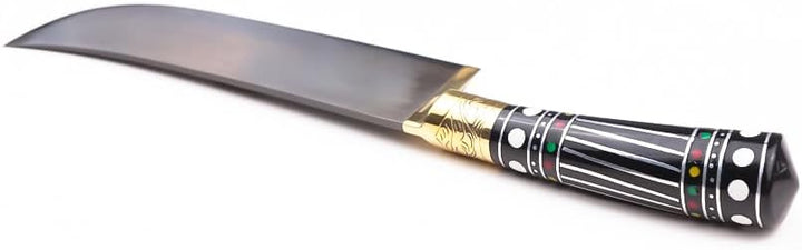 Usbekisches Kochmesser Klingen Kohlenstoffstahl Hartstahl Pchak Premium Küchenmesser inkl. Schutzhül