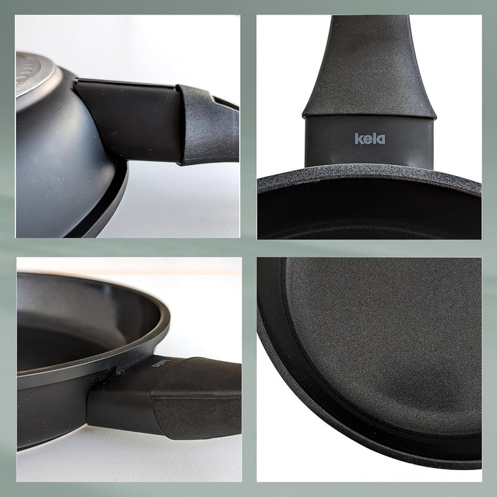 kela Bratpfanne 32 cm ATURA, Pfanne Induktion, Aluguss keramisch beschichtet, Bakelit-Griff, PFAS fr