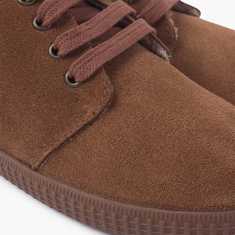Pisamonas Stiefel mit Innenfell und Schnürsenkeln 22 EU Kamel, 22 EU Kamel