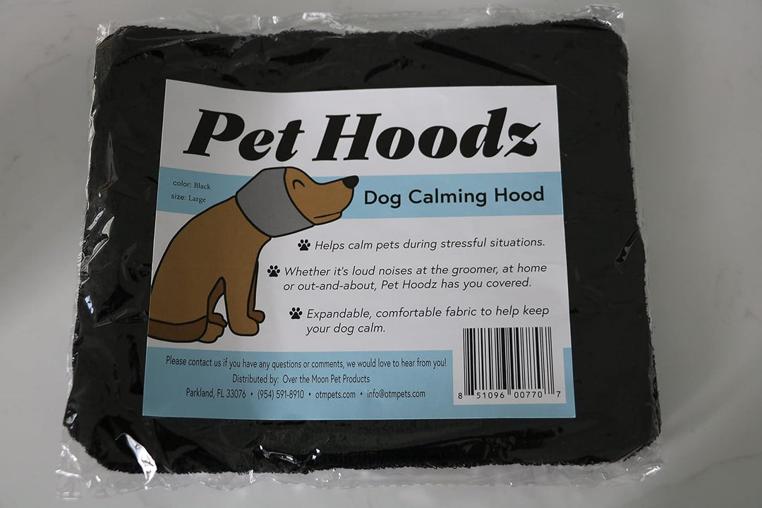 Pet Hoodz für Hunde, Angstzustände, Fellpflege, Ohrenschützer, Ohrenschutz, beruhigend, Ohrenkompres