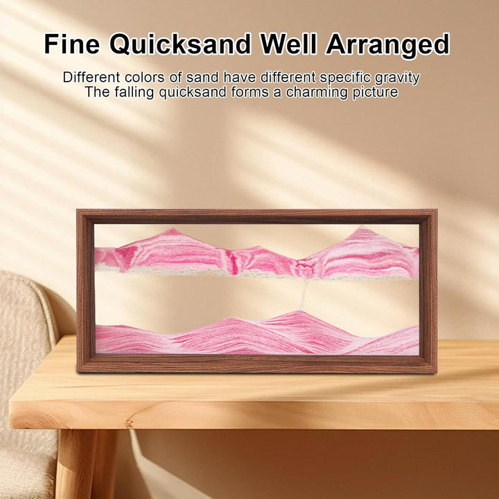 AzureLeap Sandbilder zum Drehen 3D Sandscape die Sandkunst in Tiefsee Fliessende Sandmalerei Sandbil