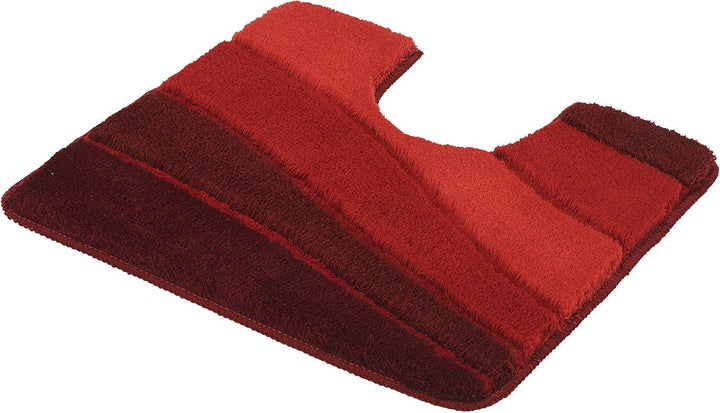 Meusch WC-Vorleger Ocean rot 55 x 50 cm 55 x 50 cm Granat, 55 x 50 cm Granat