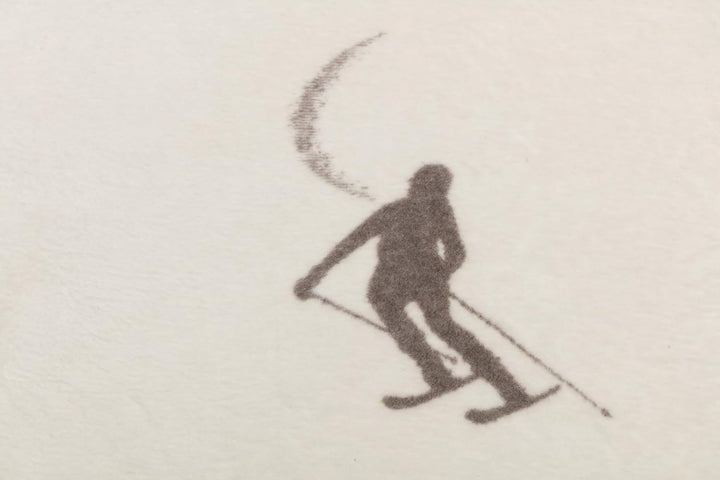 David Fussenegger Wohndecke Skifahrer Schlamm, 200x150 cm