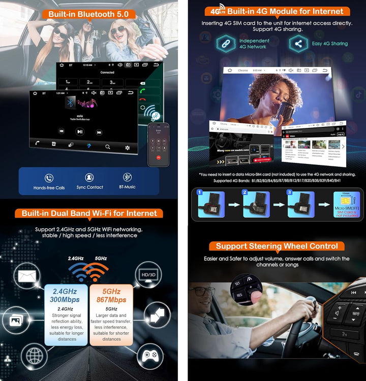 8-Kern [4G+64G] Android 14 Autoradio für BMW X5 E53 GPS-Navi Carplay Android Auto DSP Bluetooth 5.0