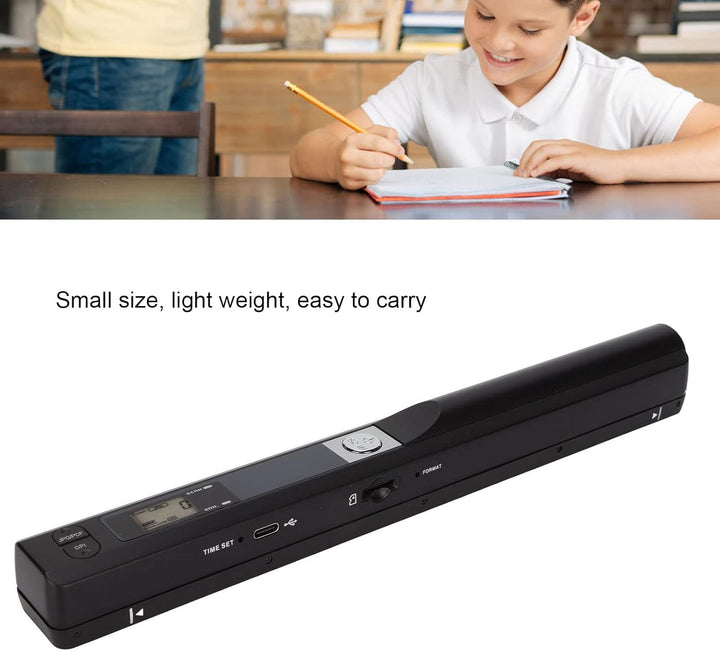 Bewinner Tragbarer Handscanner, Fotoscanner für A4-Dokumente, 900-DPI-Scanner für Dokumente, Fotos,
