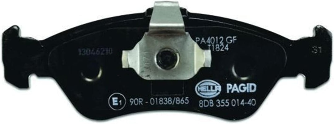 HELLA PAGID 8DB 355 014-401 Bremsbelagsatz - T1824 - Dicke/Stärke: 18.8mm - Bremssystem: Teves - ink