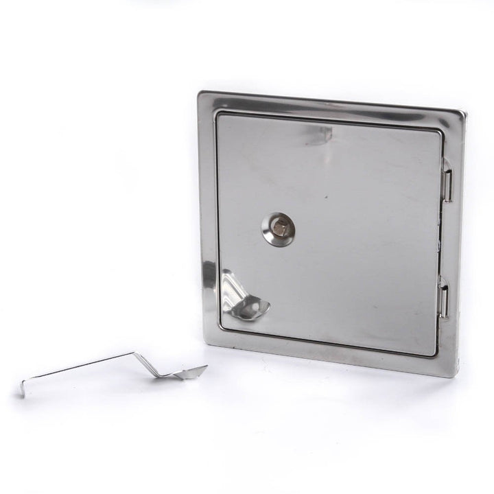 rg-vertrieb Kamintür Reinigungstür Revision Schornstein Edelstahl Putztür Weiss Stahl 2 Grössen (Sta