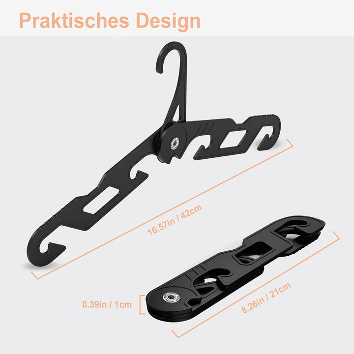 NICEDACK Premium Reisebügel Tragbare Klapp Kleiderbügel Super Bearing Collapsible Hanger Faltbare Kl