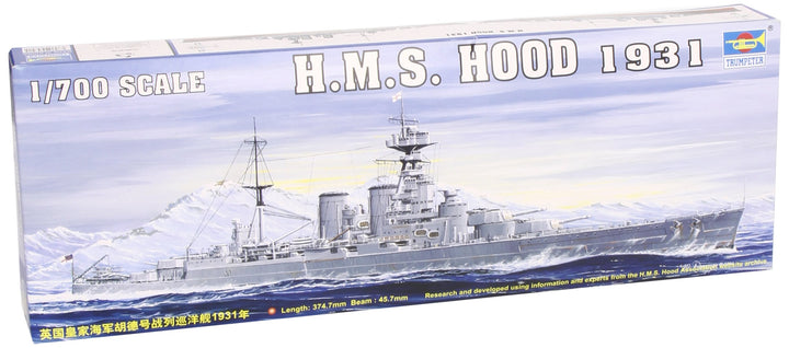 Trumpeter 05741 Modellbausatz HMS HOOD 1931