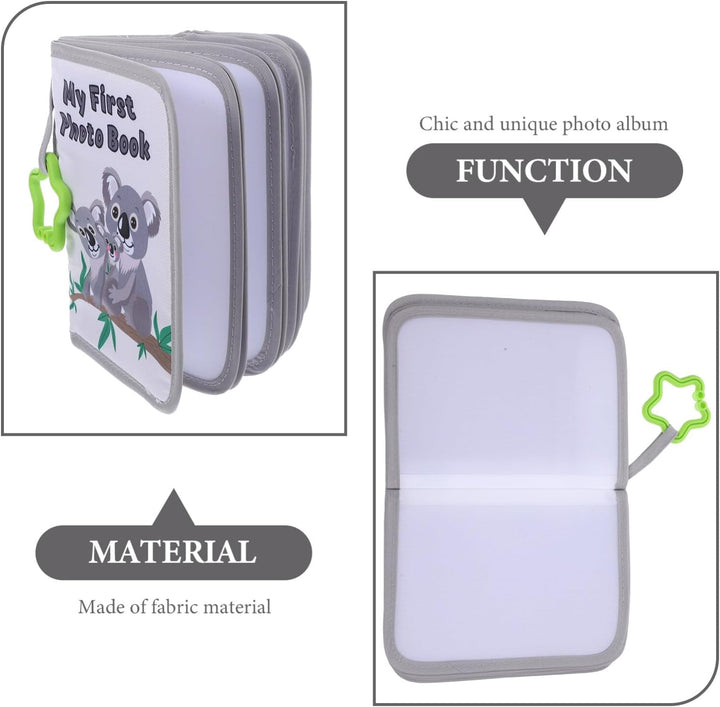 TOYANDONA Baby-Fotobuch Aus Weichem Stoff Baby-Fotoalbum Cartoon-Koala Erstes Jahr Baby-Foto-Erinner