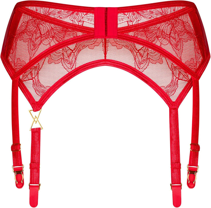 Selente Love &amp; Fun verführerisches Damen Dessous-Set aus Strapsgürtel sowie ggf. Tanga/Strümpfen Mad