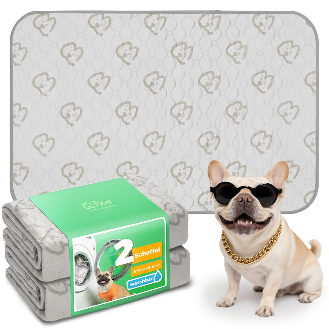 fxw Waschbare Pinkelpads für Hunde,Welpenpads mit Super-Absorption,speziell für 90cm Käfige,90cm × 6