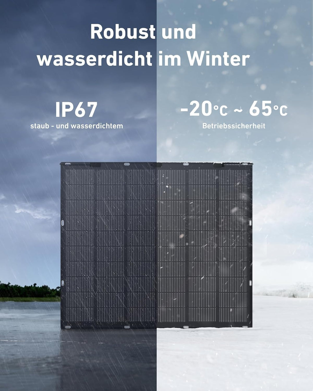 ALLDREI® flexible Solarmodule 2er Set - 900W flexibles Solarpanel-Kit, 213°Biegung PV Module mit TOP