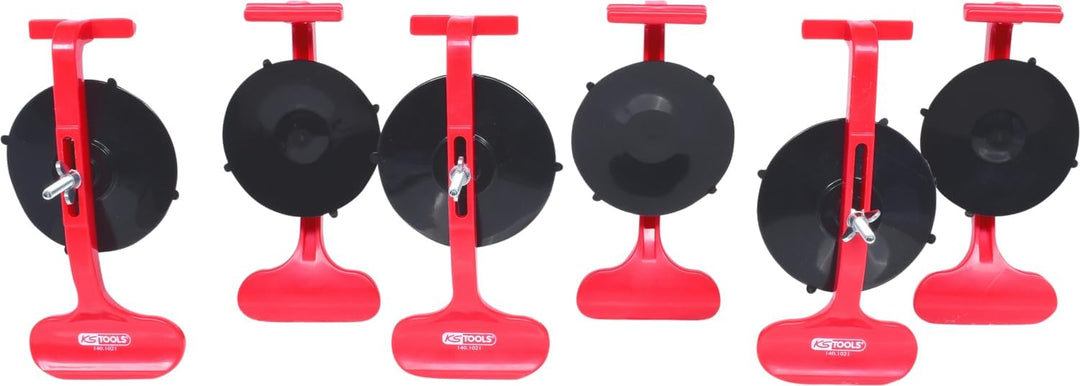 KS Tools 140.1020 Zierleisten-Montagesauger-Satz, 6-tlg., Ø 85mm