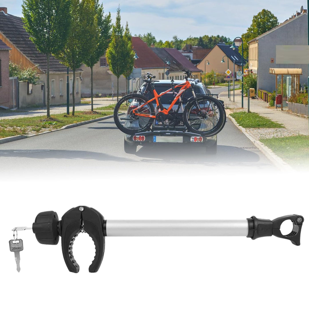 Rahmenhalter 1 Pack, 45cm Länge Abschliessbare Rahmenhalterung für Fahrradträge ，für U-Bügelrohr, 45