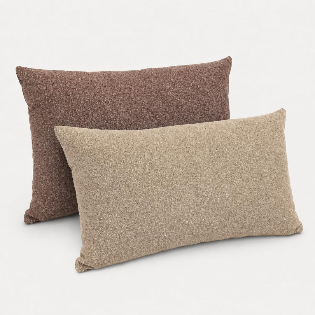 Formalind 2er Set Sofakissen 50x30 cm, Zierkissen 2 Stück, Dekokissen, Couchkissen, 2 Bezüge + 2 Fül