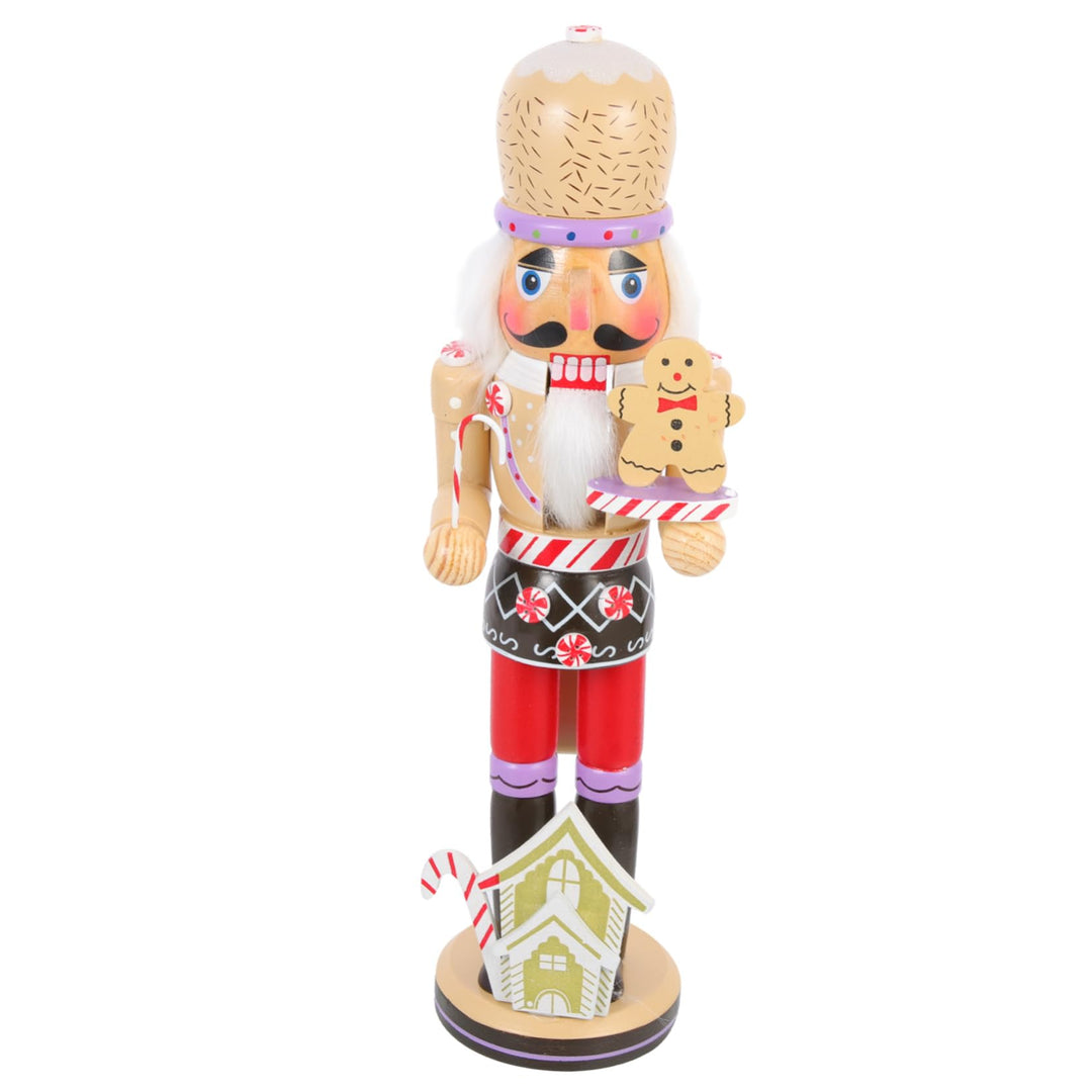 Ciieeo Desktop Holz Nussknacker Weihnachten Tisch Ornament Weihnachten Realistische Nussknacker Figu