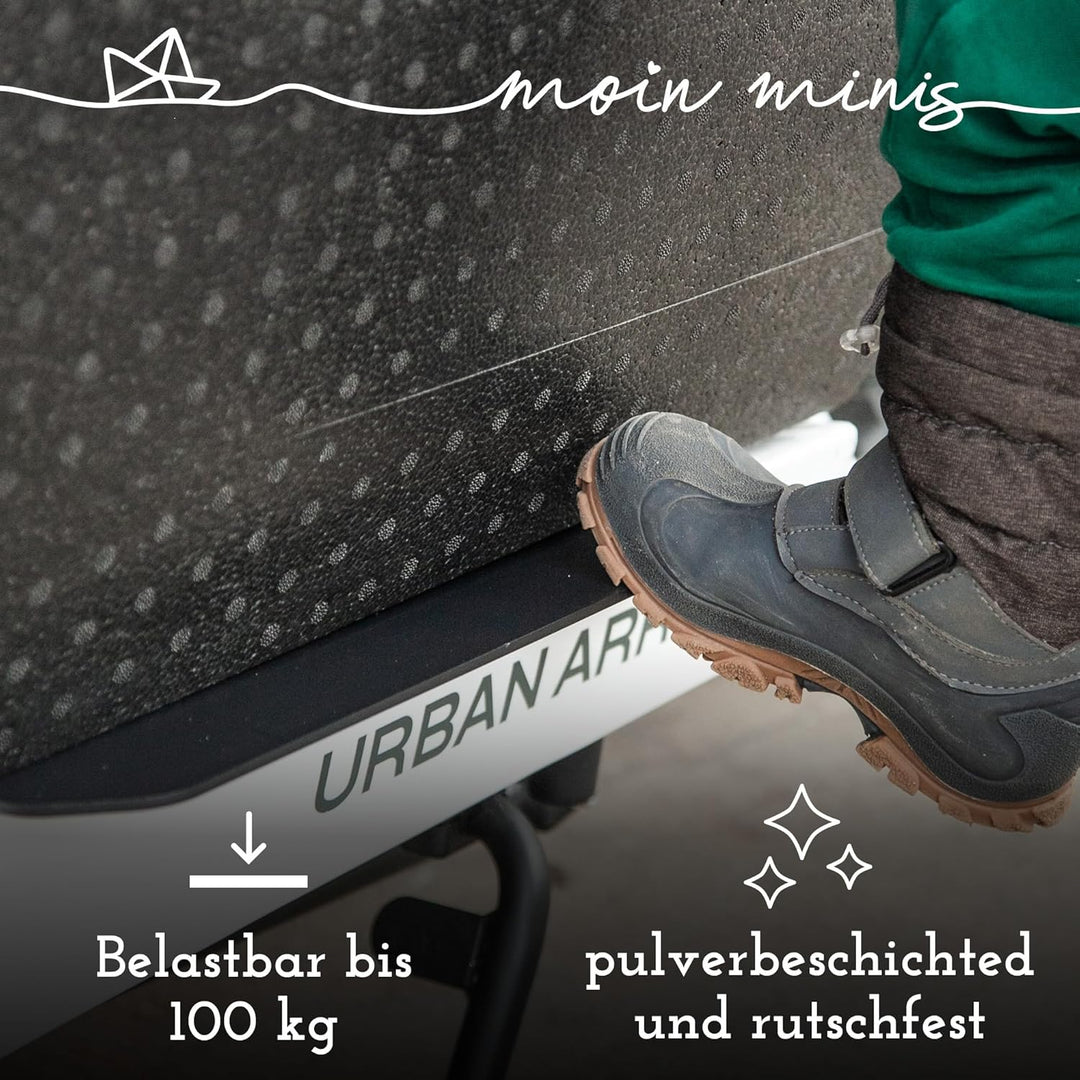 Einstiegshilfe für Urban Arrow Family Lastenrad Fahhrad Cargo Bike Trittbrett für Kinder Trittstufe