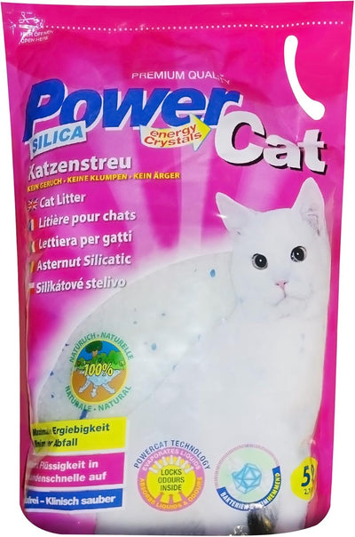 6 x 5 l = 30 L Power Cat Magic Silikat Katzenstreu Powercat