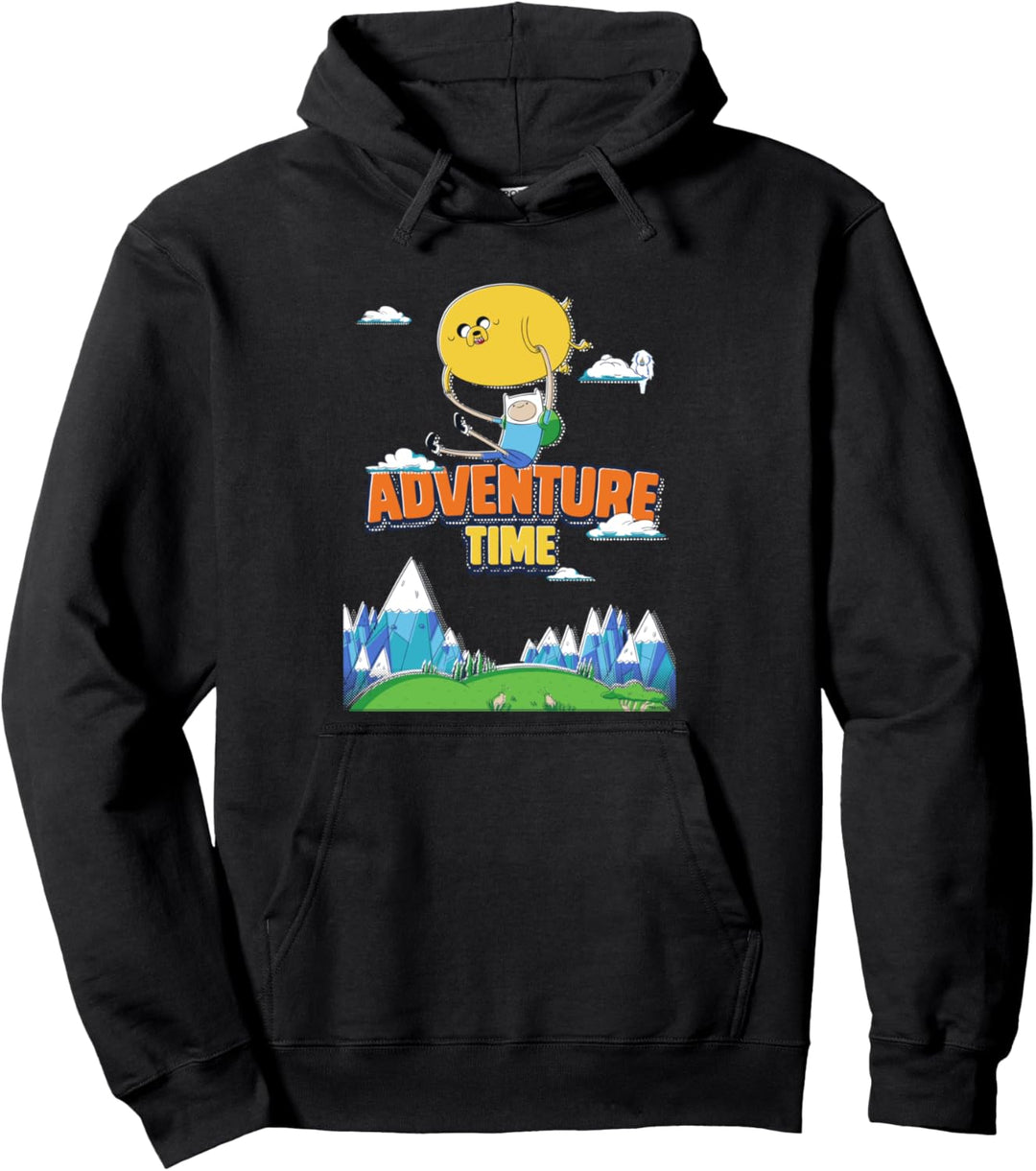 Cartoon Network Adventure Time Floating Scene Pullover Hoodie