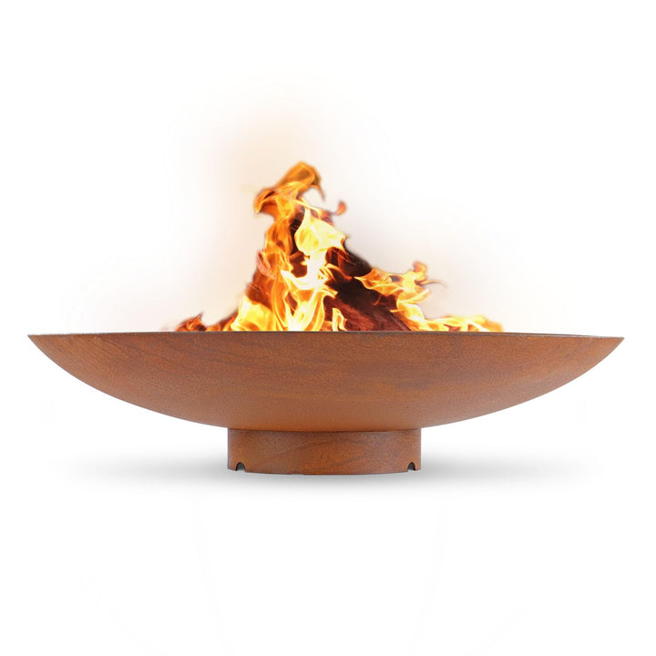 CLGarden 80cm Feuerschale robust aus 3mm Cortenstahl CFS80 Made in Germany Rost Schale Feuerstelle r