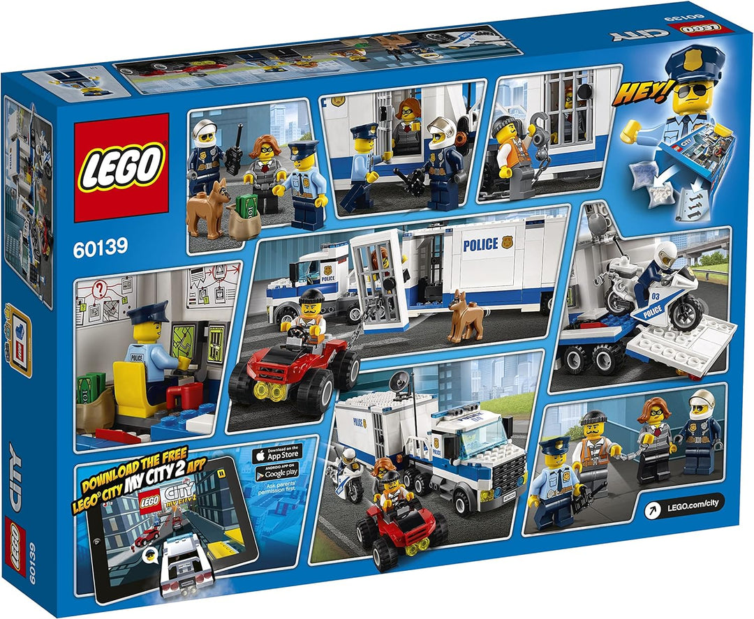 LEGO 60139 City Police Mobile Einsatzzentrale Bausteinspielzeug, Bausteinspielzeug