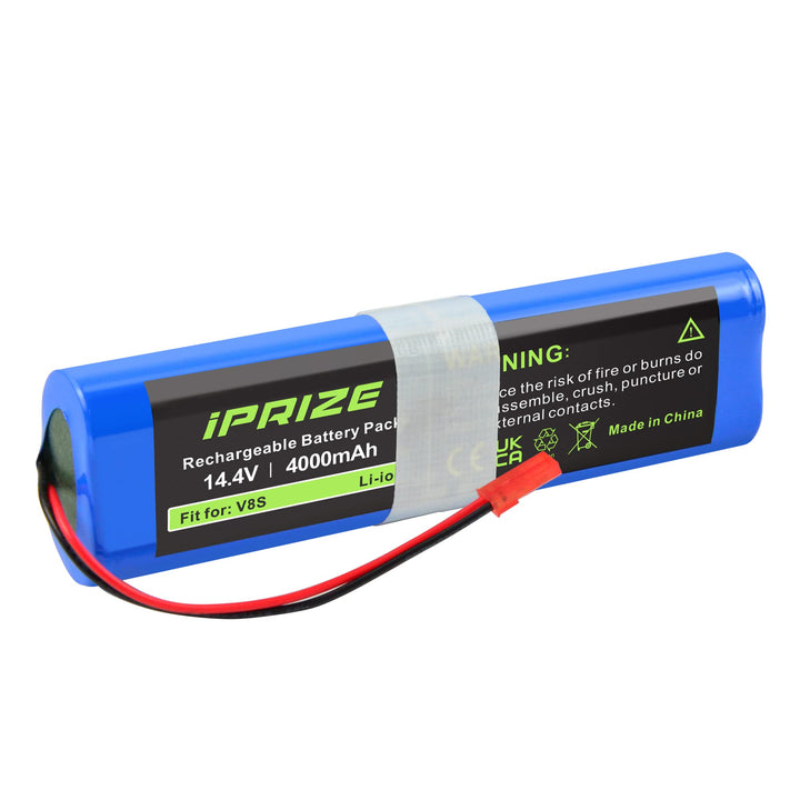 iPrize 14.4V 4000mAh Ersatzakku für iLife V3s Pro, V50, V5s Pro, V8s, X750, 14.4V