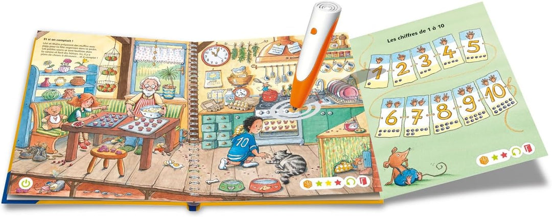 Ravensburger - tiptoi® – Interaktives Buch – Lernen mit Spass – Zahlen und Mengen – elektronisches L