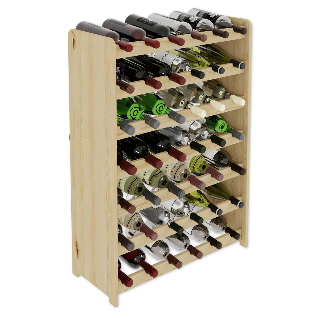 Lenmar, Wählen Sie Ihre Farbe, RW-3-63, Weinregal aus Holz, 118 x 72 x 26,5 cm, für 63 Flaschen, 9 l