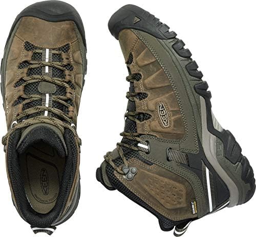 KEEN Herren Targhee III MID Wasserabweisend Wanderstiefel 39.5 EU Bungee Seil Schwarz, 39.5 EU Bunge