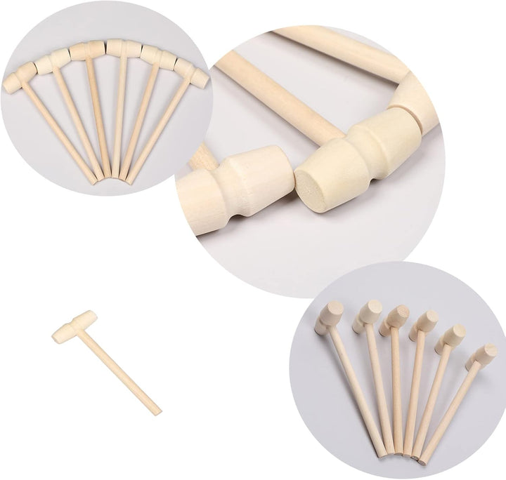 Wooden Small Mini Crab Hammer Jewellery Making & Chocolate Seafood Tool