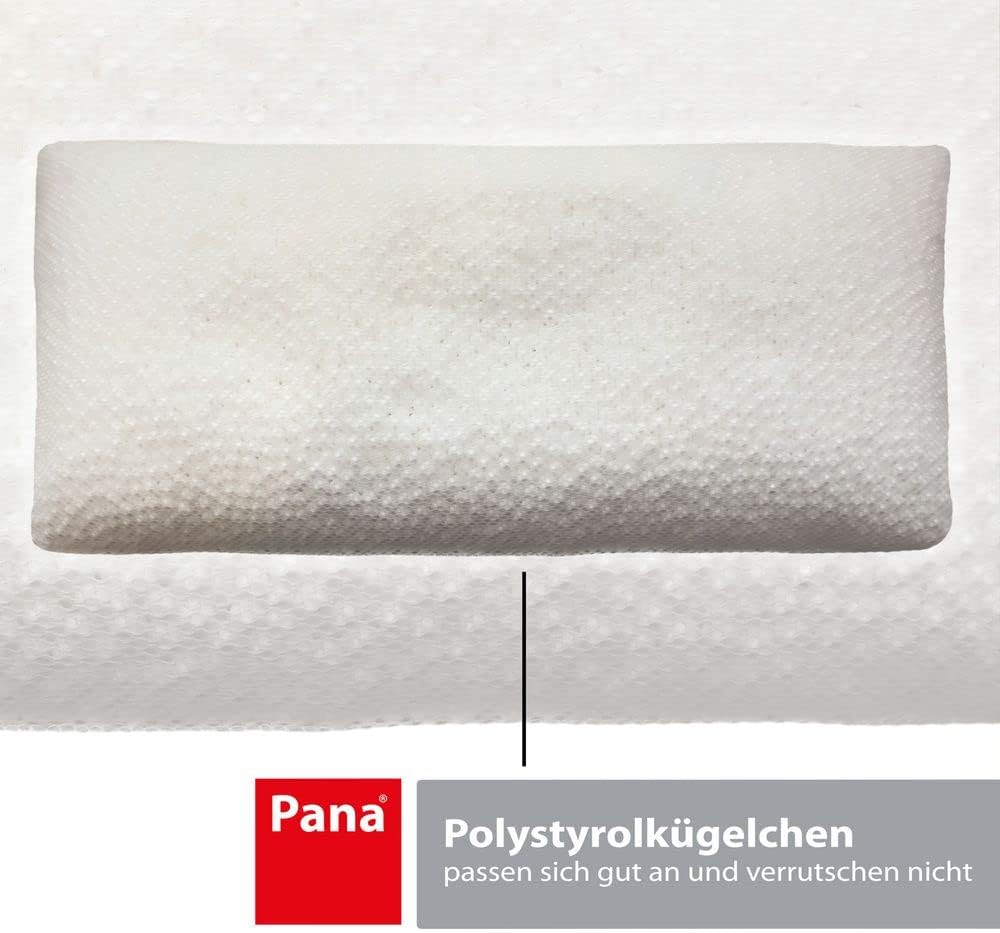 PANA® Badewannenkissen - 20x40 cm - Kissen Türkis - Wellness Schriftzug | Bequem &amp; weich - Als Nacke